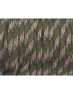 2m paracorde rose cordon nylon tressé 4,5mm x 2mm - 7 fils - corde nylon gainé 2