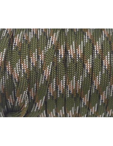 2m paracorde rose cordon nylon tressé 4,5mm x 2mm - 7 fils - corde nylon gainé