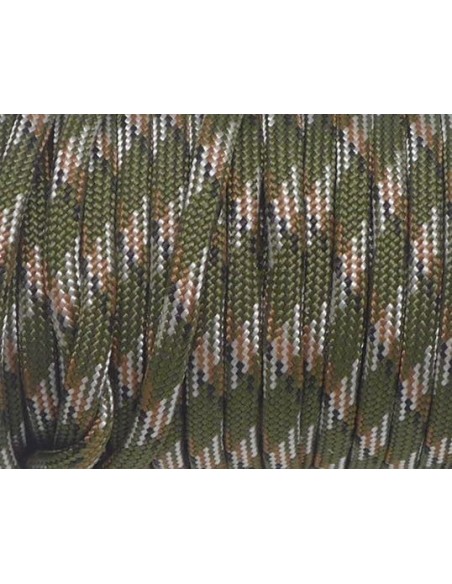 2m paracorde rose cordon nylon tressé 4,5mm x 2mm - 7 fils - corde nylon gainé