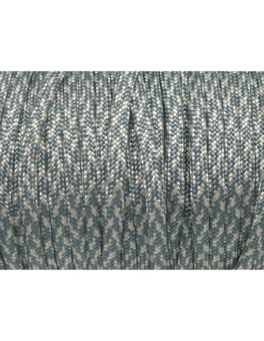 2m paracorde rose cordon nylon tressé 4,5mm x 2mm - 7 fils - corde nylon gainé