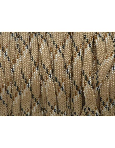 2m paracorde rose cordon nylon tressé 4,5mm x 2mm - 7 fils - corde nylon gainé