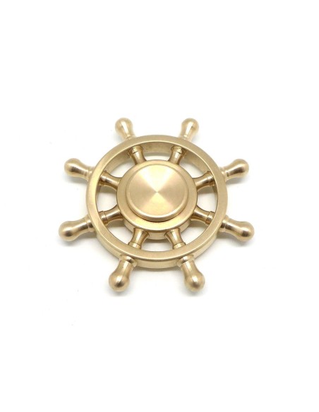 Fidget spinner Hand spinner  TOY Hélice 8 branches métal doré