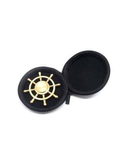 Fidget spinner Hand spinner  TOY Hélice 8 branches métal doré