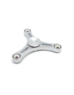 Fidget spinner Hand spinner  TOY Hélice en aluminium de couleur argenté