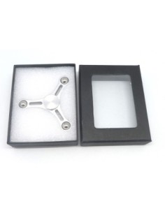 Fidget spinner Hand spinner  TOY Hélice en aluminium de couleur argenté 2