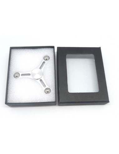Fidget spinner Hand spinner  TOY Hélice en aluminium de couleur argenté