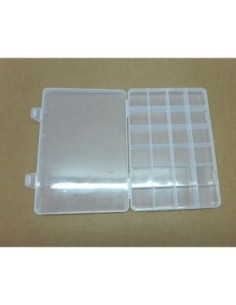 Boite de rangement 19,5cm X 13cm X 2cm perles, scrapbooking, boutons 2