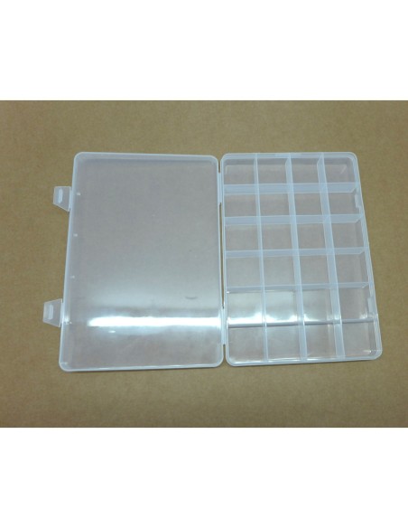 Boite de rangement 19,5cm X 13cm X 2cm perles, scrapbooking, boutons