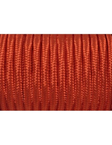 Cordon souple brillant satiné rouge vif