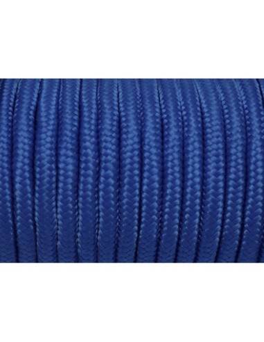 Corde bleu roi brillant satinée 5mm en polyester