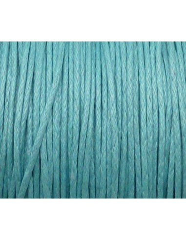 Fil pour bijoux bleu ciel 1mm