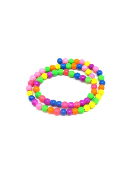 70 perles 6mm en pierre naturelle imitation turquoise "Howlite" multicolore 70 perles 6mm en pierre naturelle imitation turquoise "Howlite" multicolore