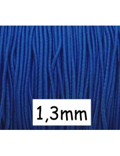 Elastique rond bleu électrique pour masque