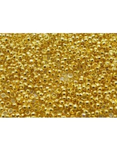 Lot de 400 Perles à écraser métal doré 2mm