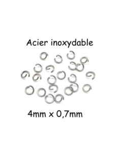 anneaux de jonction en acier inoxydable 4mm