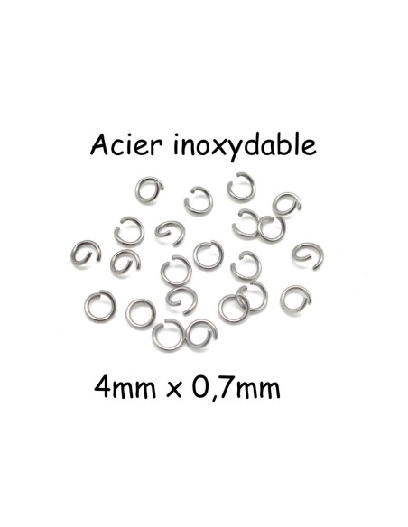 anneaux de jonction en acier inoxydable 4mm