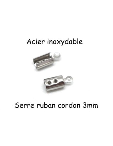 Cache noeud 3mm en acier inoxydable