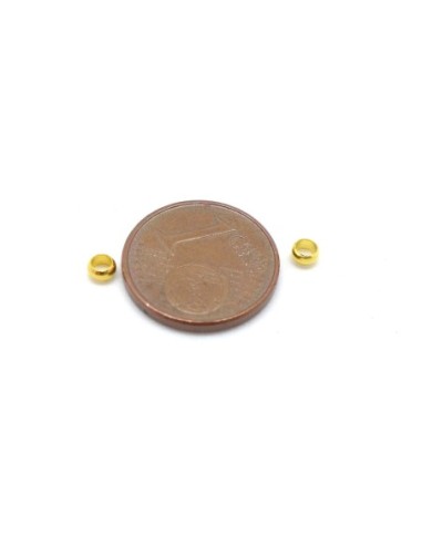 Perles à écraser doré 3mm