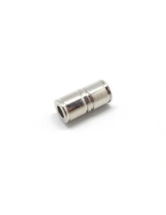 Fermoir aimanté 3,5mm embout rond en métal argenté cylindrique