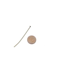 tige métallique clou à tête plate 5cm en métal de couleur bronze 2