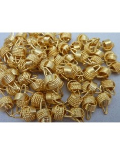 Connecteur losange filigrane en métal doré 11,5mm 2