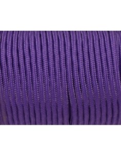 paracorde 3mm cordon nylon tressé uni violet