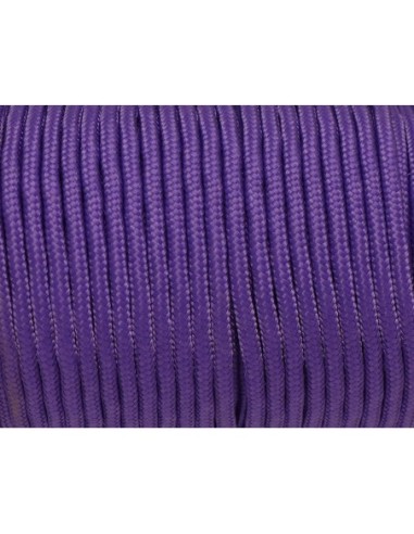 paracorde 3mm cordon nylon tressé uni violet