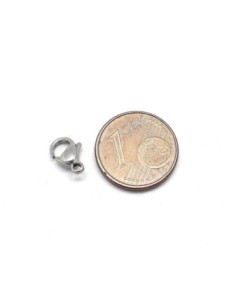Fermoir mousqueton en acier inoxydable 9mm x 5mm 2