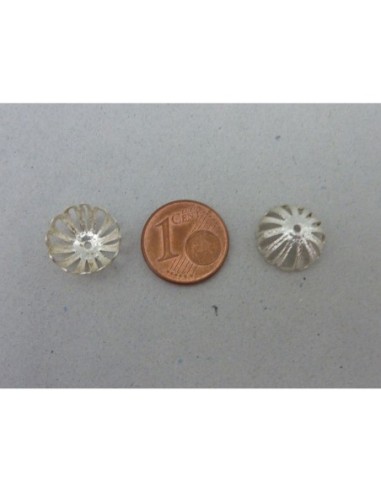 Calotte argenté filigrane