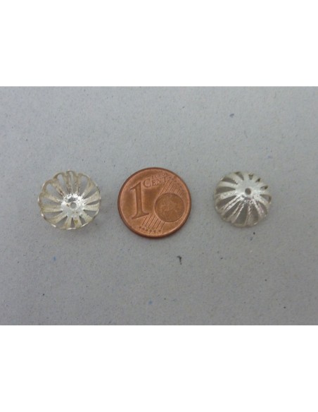 Calotte argenté filigrane