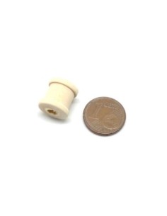 petite bobine en bois brut clair naturel 1,2cm pour DIY couture ou décoration 2