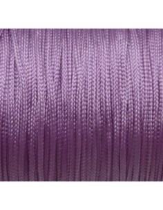 Cordon polyester pas cher parme 1mm pour la création de bijoux