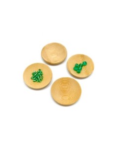 Coupelle de présentation en bambou pour perle 5cm