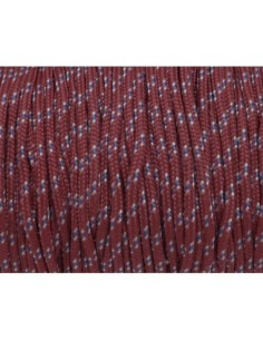 paracorde pour bracelet 2mm grenat, blanc, bleu marine