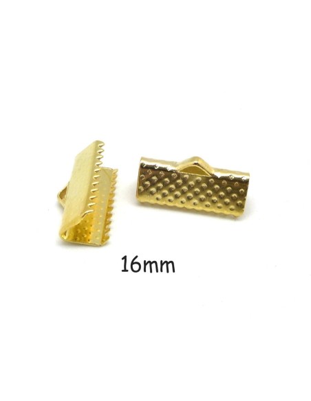 Embout griffe doré 16mm à petit prix
