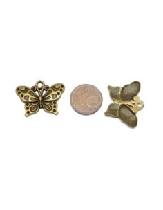 breloque papillon bronze 2