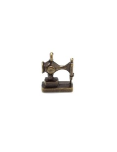 Breloque machine à coudre en métal bronze 2