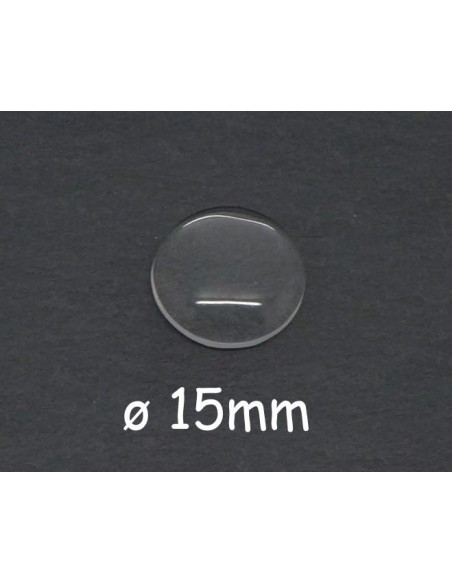 cabochon en verre de 15mm