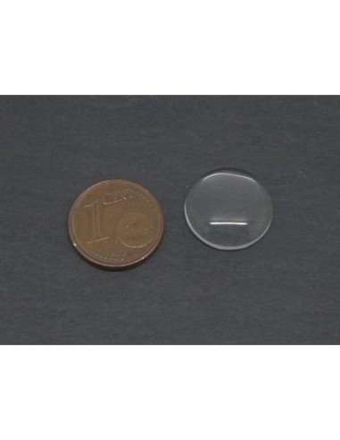 cabochon rond en verre de 15mm
