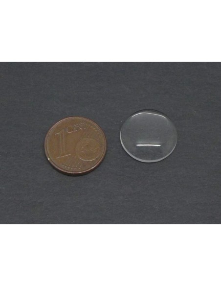cabochon rond en verre de 15mm
