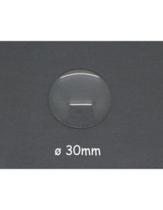 Cabochon en verre de 30mm loupe