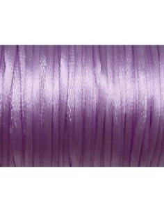 5m Cordon Queue de rat, Ficelle chinoise parme rosé 2mm