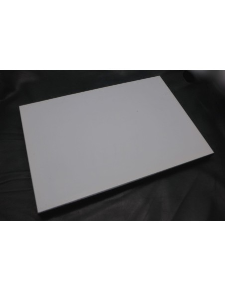 Rangement bague, baguier, présentoir bagues simili cuir blanc