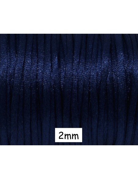 Ficelle chinoise bleu marine pas chère 2mm