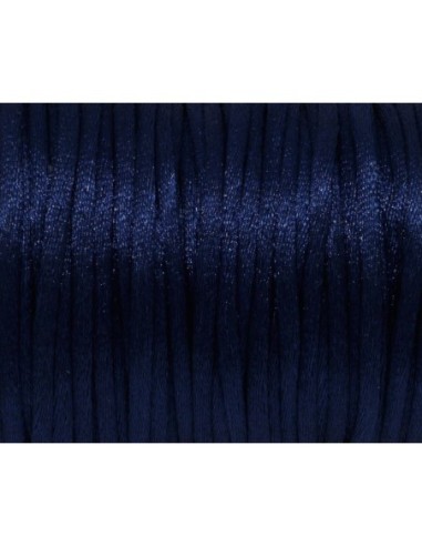 Cordon Queue de rat pas cher 2mm bleu marine