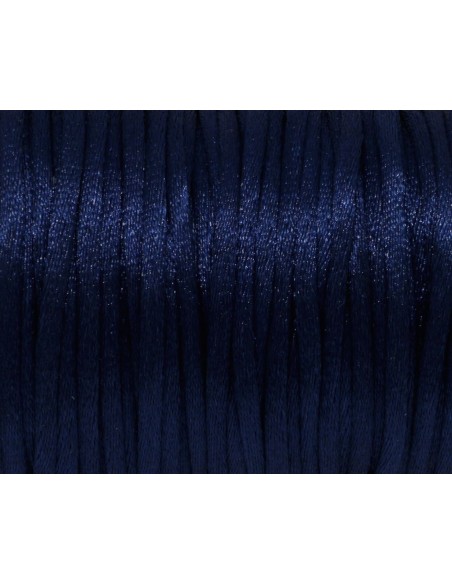 Cordon Queue de rat pas cher 2mm bleu marine