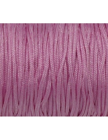 Fil de jade 1,5mm rose pour création de bracelets