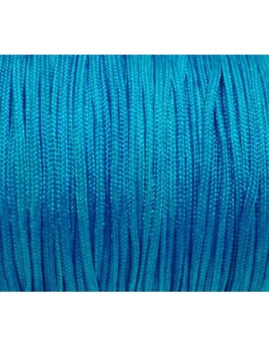 Cordon 1,5mm bleu turquoise pour bracelet shamballa