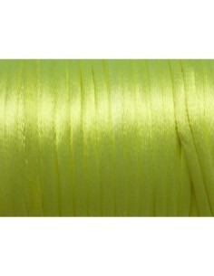 5m Cordon Queue de rat, Ficelle chinoise jaune fluo 2mm