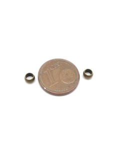 Perle à écraser bronze 4mm 2